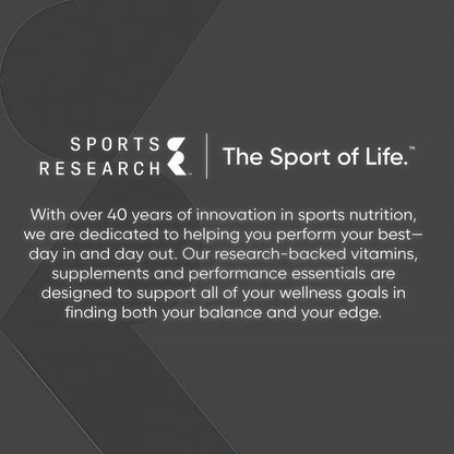 Sports Research® Omega-3 Fish Oil 1250 - Triple Strength Fish Oil Supplement from Wild Alaska Pollock - MSC Certified Sustainable · Non-GMO · Soy Free - 180 Softgel Capsules